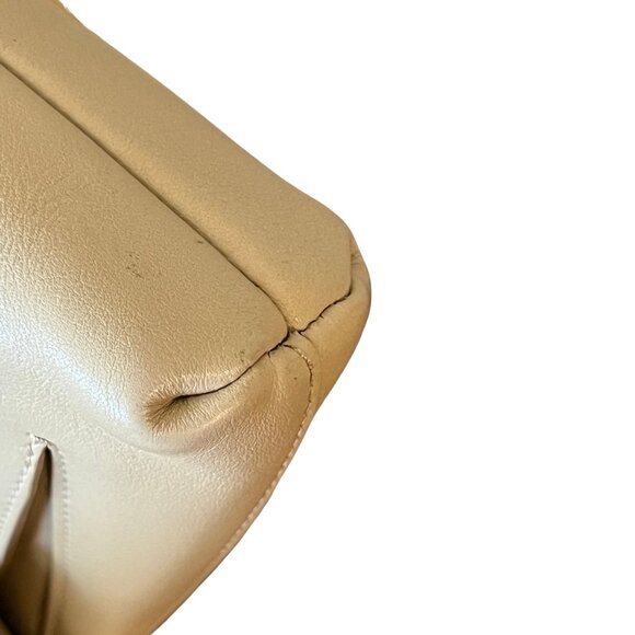 Salvatore Ferragamo Gancio Lock Leather Shoulder Bag/Clutch – Ivory/Cream - Picture 4 of 8